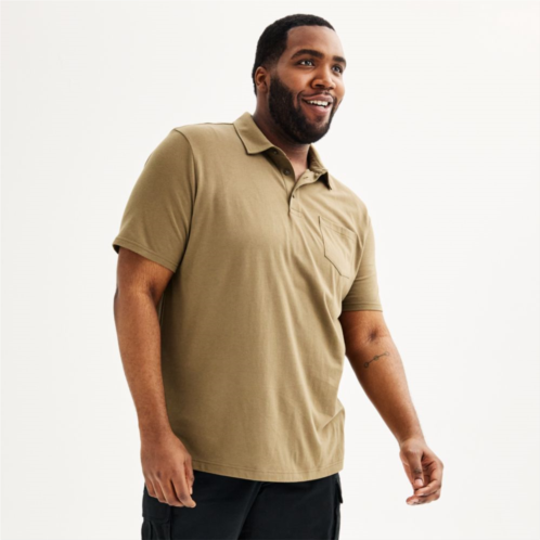 Big & Tall Sonoma Goods For Life Super Soft Short Sleeve Jersey Polo
