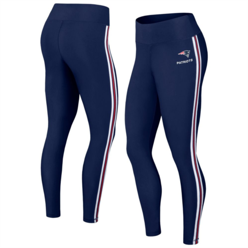 Unbranded Womens WEAR by Erin Andrews Navy New England Patriots Color Block Leggings