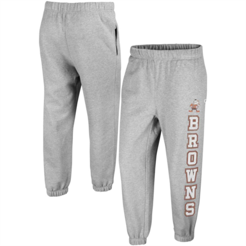 Unbranded Womens 47 Gray Cleveland Browns Double Pro Harper Jogger Sweatpants