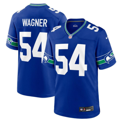 Mens Nike Bobby Wagner Royal Seattle Seahawks Throwback Player Game Jersey