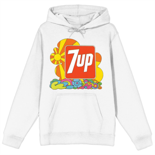 Licensed Character Mens 7UP Colorful Doodle Graphic Hoodie