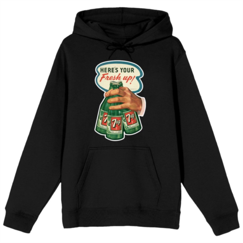 Licensed Character Mens 7UP Heres Your Fresh Up Graphic Hoodie