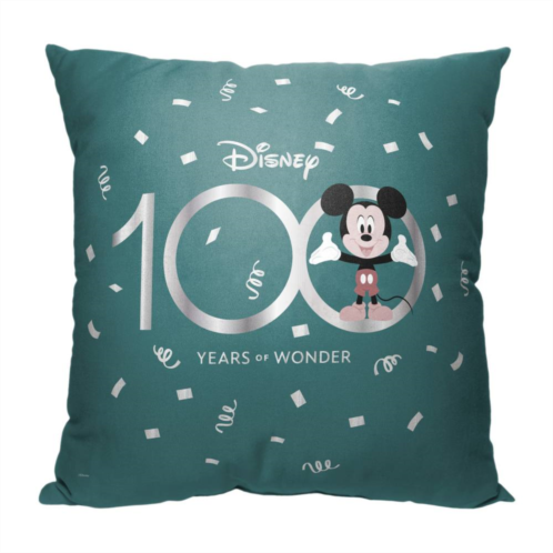 Licensed Character Disneys Mickey Mouse 100 Years Throw Pillow