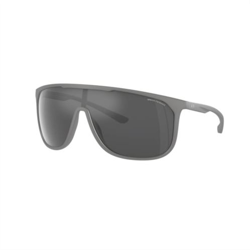 Mens Armani Exchange 0AX4137SU 35mm Mirrored Square Sunglasses