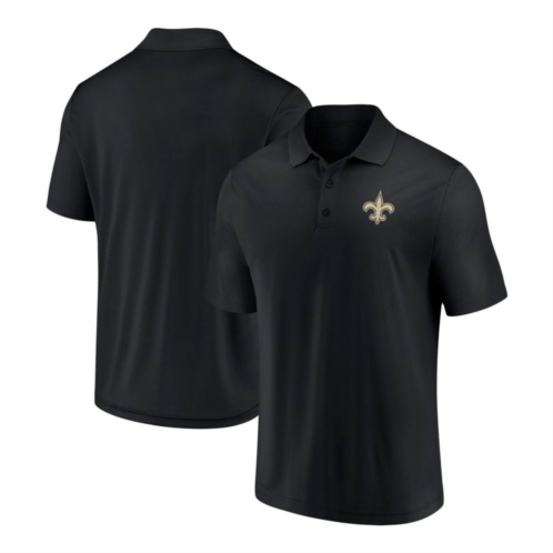Mens Fanatics Branded Black New Orleans Saints Component Polo