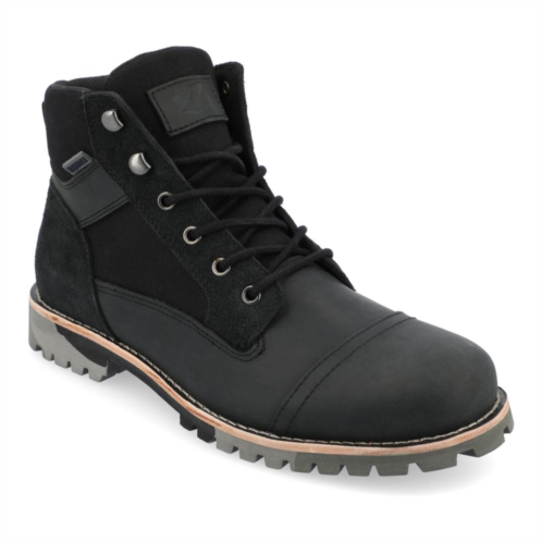 Territory Brute Mens Tru Comfort Foam Lace-up Leather Ankle Boots