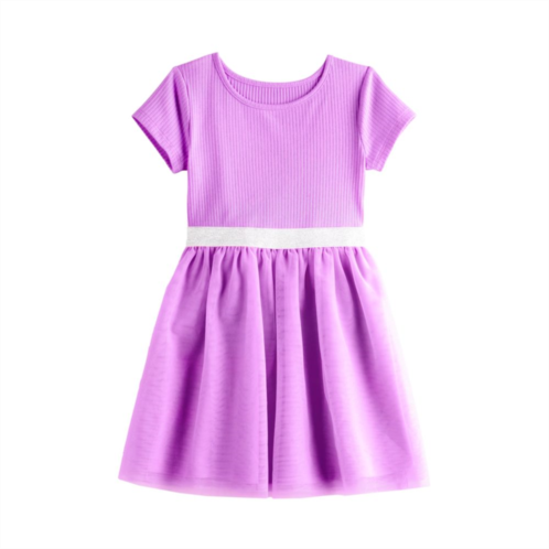 Toddler & Girls 4-12 Jumping Beans Essential Short Sleeve Tutu Dress