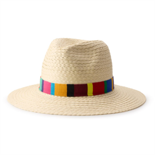 Womens Sonoma Goods For Life Striped Band Panama Hat