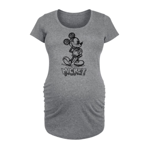 Disneys Mickey Mouse Maternity Sketch Graphic Tee