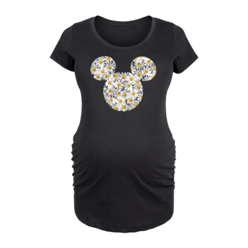 Disneys Mickey Mouse Maternity Daisies Graphic Tee
