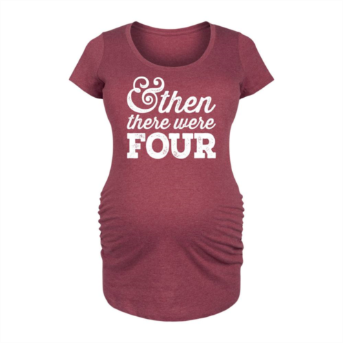 Licensed Character Maternity And Then There Were Four Graphic Tee