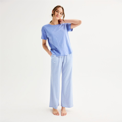 Womens Sonoma Goods For Life Pajama Top & Pajama Pants Set
