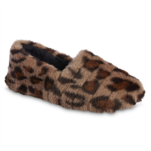 Isotoner Shay Faux Fur Womens Slippers