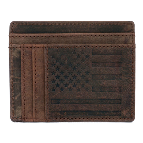 Mens Buxton U.S. Patriotic Front Pocket Get-Away Wallet