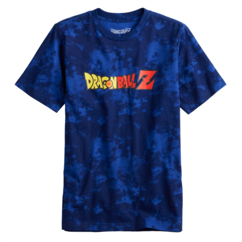 Licensed Character Boys 8-20 Dragon Ball Z Group Shot Tie-Dye Graphic Tee