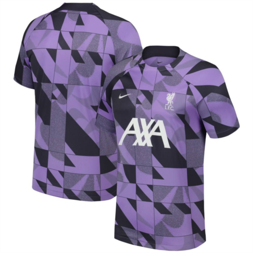 Mens Nike Purple Liverpool 2023/24 Academy Pro Pre-Match Top