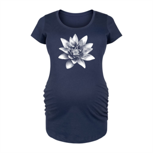 Licensed Character Maternity Lotus Flower Graphic Tee