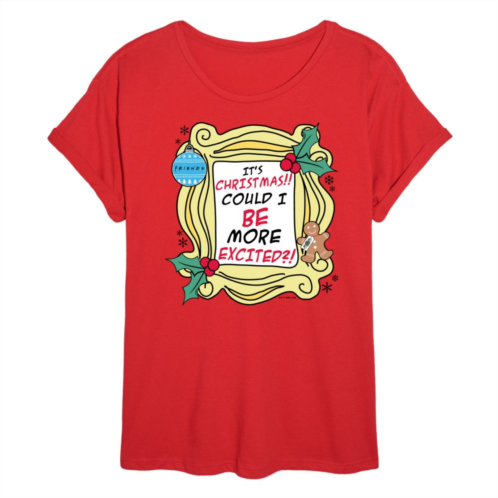 Licensed Character Juniors Friends Its Christmas Flowy Tee