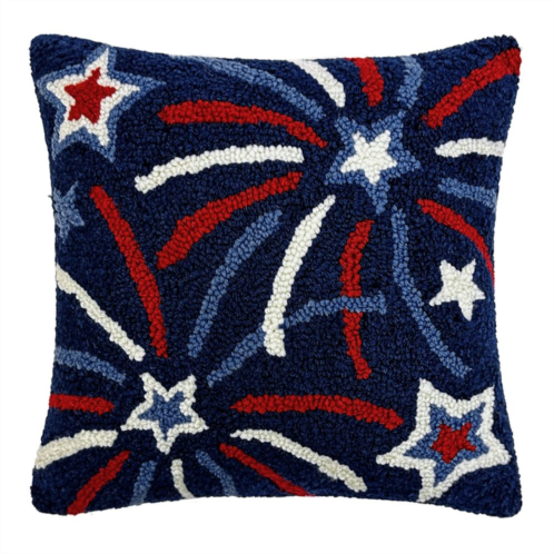 Celebrate Together Americana Tufted Fireworks Throw Pillow