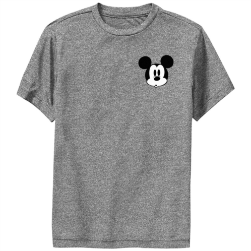 Disneys Mickey Mouse Boys 8-20 Oops Face Performance Tee
