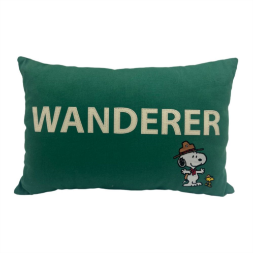 Licensed Character Peanuts Beagle Scout Collection Adventure Ready Snoopy Decorative Pillow