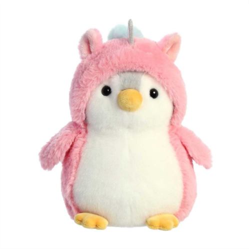 Aurora Small Pink PomPom Penguin 7 Unicorn Playful Stuffed Animal