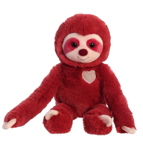 Aurora Medium Red Valentine 12 Sweety Sloth Heartwarming Stuffed Animal