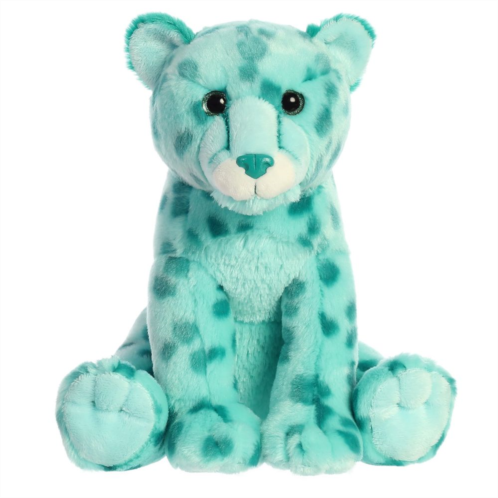 Aurora Medium Blue Destination Nation 12 Cheetah Aqua Huggable Stuffed Animal