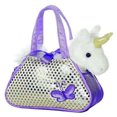 Aurora Small Purple Fancy Pals 7 Aurora Unicorn Fashionable Stuffed Animal