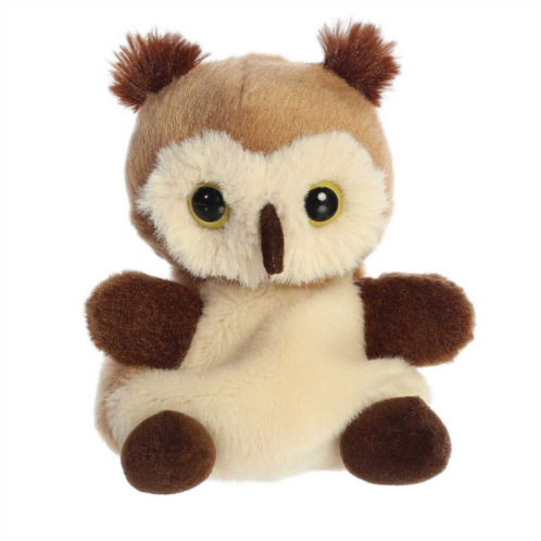 Aurora Mini Brown Palm Pals 5 Barnie Owl Adorable Stuffed Animal