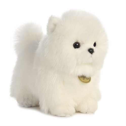 Aurora Small White Miyoni Tots 9 Pompom Pup Adorable Stuffed Animal