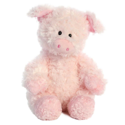 Aurora Medium Pink Tubbie Wubbies 12 Pig Snuggly Stuffed Animal