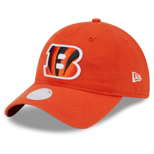 Womens New Era Orange Cincinnati Bengals Main Core Classic 2.0 9TWENTY Adjustable Hat