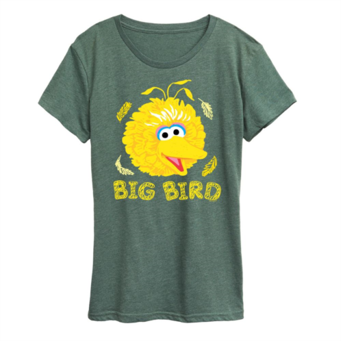 Licensed Character Womens Sesame Street Big Bird Graphic Tee