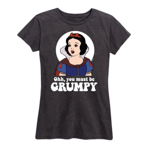 Disney Princess Snow White Womens Must Be Grumpy Graphic Tee