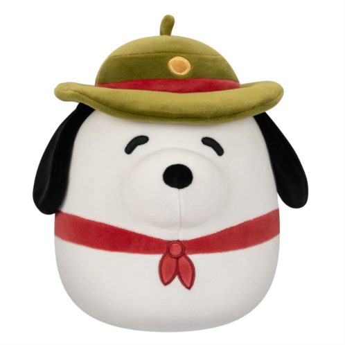 Licensed Character Squishmallow Peanuts Beagle Scout Collection Outfit 8-in. Snoopy Plush
