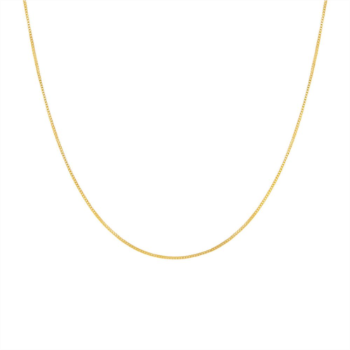 PRIMROSE 14k Gold Box Chain Necklace