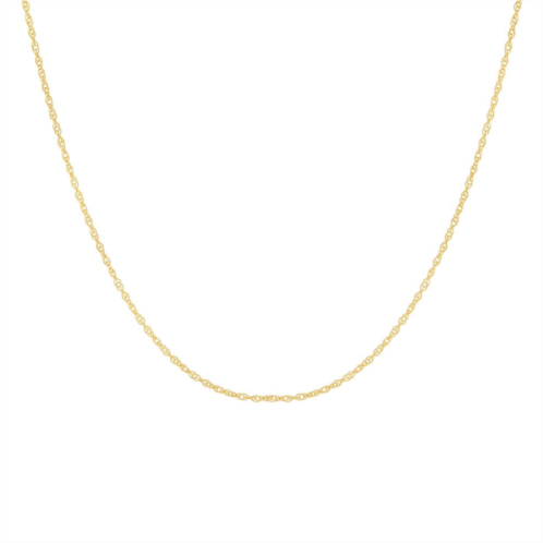 PRIMROSE 14k Gold Rope Chain Necklace