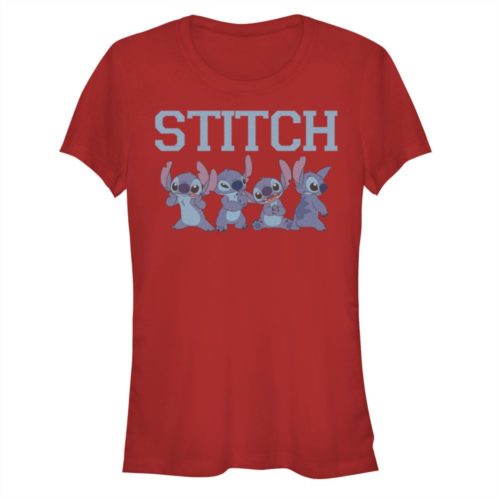 Licensed Character Disneys Lilo & Stitch Womens Many Moods Stitch Tee