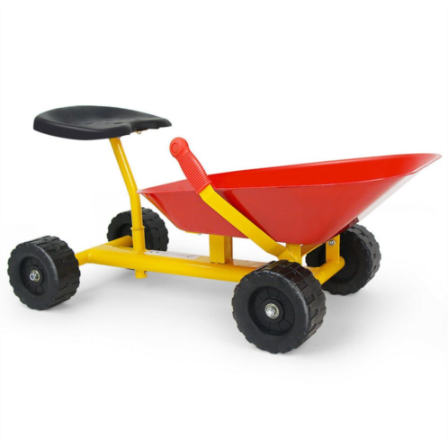 Slickblue 8 Heavy Duty Kids Ride-on Sand Dumper w/ 4 Wheels