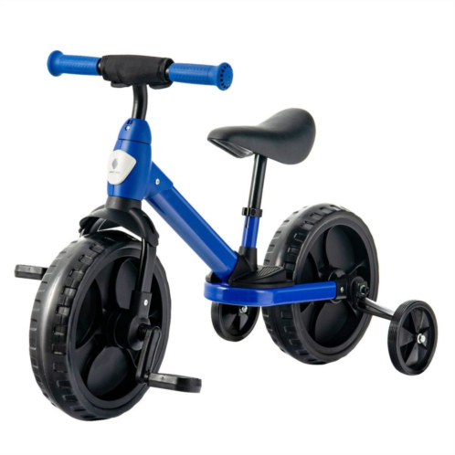 Slickblue 4-in-1 Kids Training Bike Toddler Tricycle with Training Wheels and Pedals