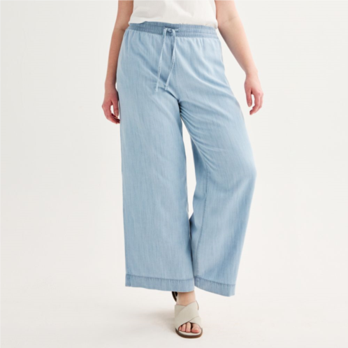 Plus Size Sonoma Goods For Life Easy Linen-Blend Pants