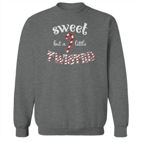 Licensed Character Mens Sweet but Twisted Fleece Sweatshirt