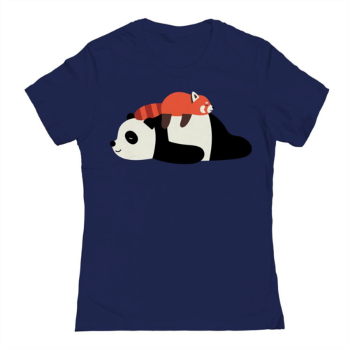 Unbranded Juniors Panda Mood Graphic Tee