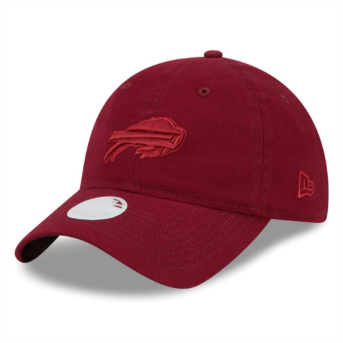 Womens New Era Cardinal Buffalo Bills Color Pack 9TWENTY Adjustable Hat