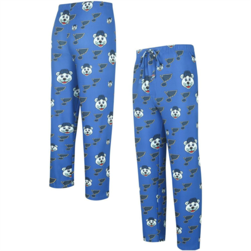 Unbranded Mens Concepts Sport Blue St. Louis Blues Gauge Allover Print Knit Sleep Pants