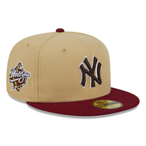 Mens New Era Vegas Gold New York Yankees/Cardinal 59FIFTY Fitted Hat