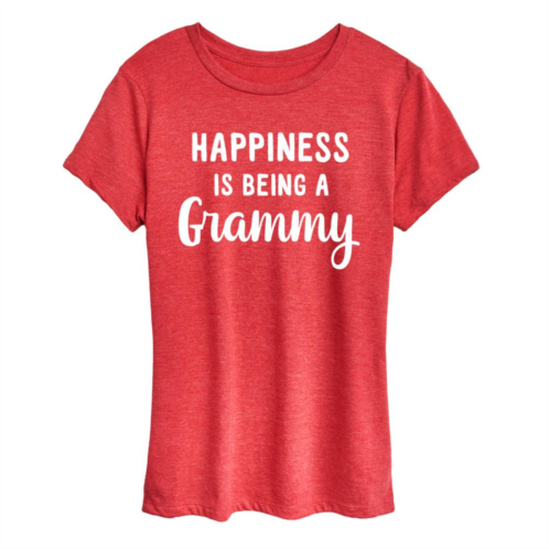 Licensed Character Womens Happiness is Being a Grammy Graphic Tee