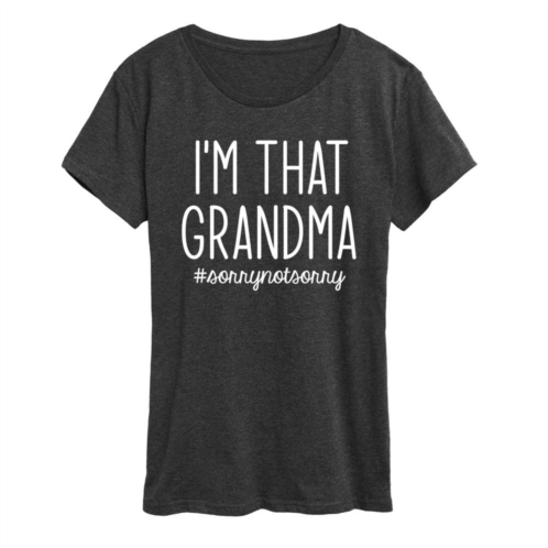 Licensed Character Womens Im That Grandma Graphic Tee