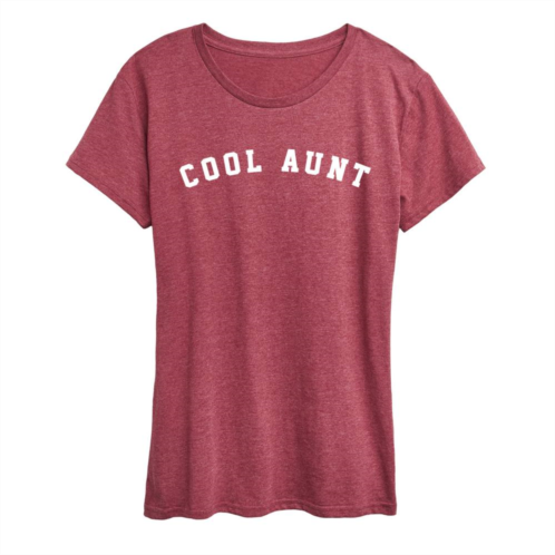 Licensed Character Womens Cool Aunt Graphic Tee